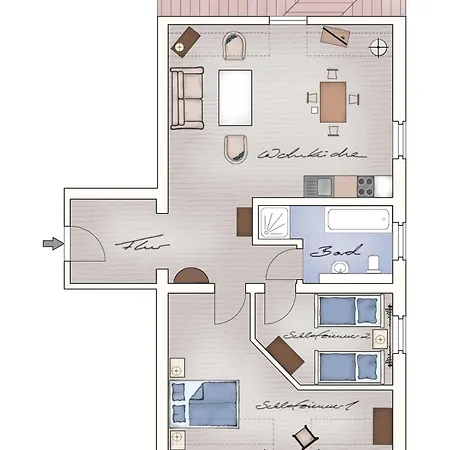 5 Am Wasser Gut Rügen Wlan Und Sauna * Grubnow